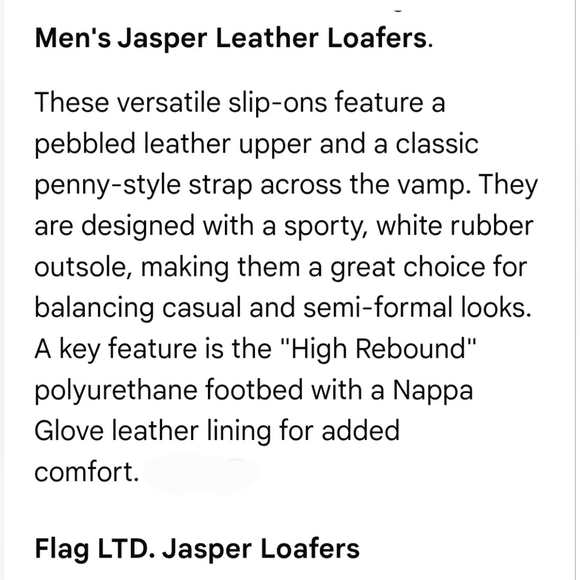 Men's Blue Leather Slip-On Loafers/Shoes W/White Sole Size 10, 11, 12, & 13 NWOB - Picture 7 of 8